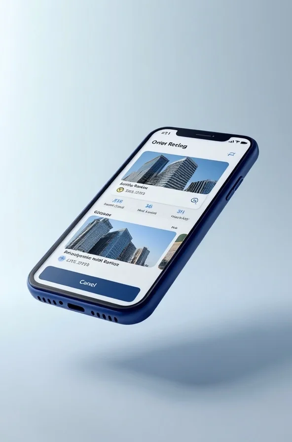App O Senhorio — interface no smartphone